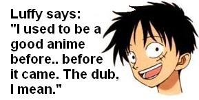 Luffy says..